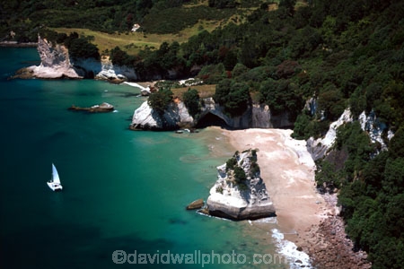 aerials;beach;beaches;boat;boating;cave;caves;erosion;relaxation;rock-outcrop;sand;sandstone;sea-cave;seascape;seascapes;tourism;water;waterfront;yacht;yachting