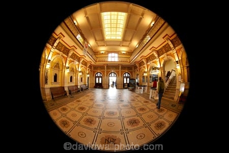 1906;architecture;building;buildings;Dunedin;Dunedin-Railway-Station;fish_eye;fish_eyes;fisheye;fisheyes;Flemish-Renaissance-style;foyer;George-A-Troup;Gingerbread-George;heritage;Historic;historic-building;historic-buildings;historical;historical-building;historical-buildings;history;N.Z.;New-Zealand;NZ;old;Otago;people;person;rail-station;rail-stations;railway;railway-station;railway-stations;railways;S.I.;SI;South-Is;South-Is.;South-Island;tradition;traditional;train-station;train-stations;wide-angle;wideangle