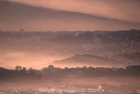 hill;hills;rolling;mist;haze;Dunedin;Otago;Peninsula;morning;houses;antenna;Otago-Peninsula;cloudy;cloud;clouds