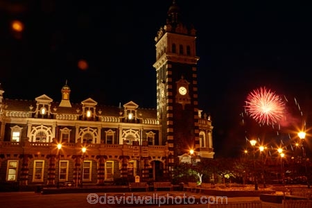 1906;architectural;architecture;building;buildings;dark;Dunedin;Dunedin-Railway-Station;dusk;evening;firework;fireworks;fireworks-display;fireworks-displays;Flemish-Renaissance-style;flood-light;flood-lights;flood-lit;floodlit;George-A-Troup;Gingerbread-George;heritage;historic;historic-building;historic-buildings;Historic-Railway-Station;historical;historical-building;historical-buildings;history;light;lighting;lights;N.Z.;New-Zealand;night;night-time;night_time;nightfall;nighttime;NZ;old;Otago;rail;rail-station;rail-stations;railroad;railroads;rails;railway;railway-station;railway-stations;railways;S.I.;SI;skyrocket;skyrockets;South-Is;South-Is.;South-Island;Sth-Is;tail-lights;tradition;traditional;train-station;train-stations;transport;transportation;twilight