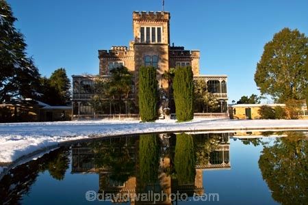 architecture;building;buildings;castle;castles;cold;Dunedin;fountain;fountains;freezing;grand;historic;historical;history;Larnach-Castle;larnachs-castle;larnachs-castle;manor;New-Zealand;old;otago-peninslar;Otago-Peninsula;pond;ponds;reflection;reflections;season;seasonal;seasons;snow;snowy;South-Island;white;winter