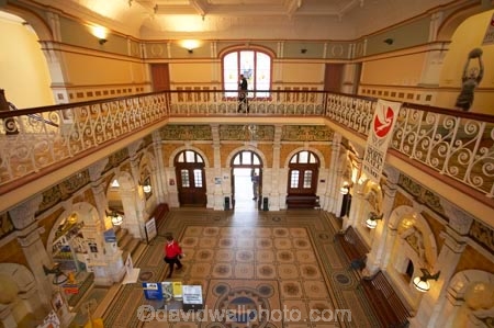1906;architecture;building;buildings;Dunedin;Dunedin-Railway-Station;Flemish-Renaissance-style;foyer;foyers;George-A-Troup;Gingerbread-George;heritage;Historic;historic-building;historic-buildings;historical;historical-building;historical-buildings;history;inside;interior;mosaic;mosaic-floor;mosaic-pattern;mosaic-tiles;mosaics;New-Zealand;old;Otago;rail-station;rail-stations;railway;railway-station;railway-stations;railways;South-Island;ticket-office;ticket-offices;tradition;traditional;train-station;train-stations