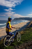 St-Clair;St-Kilda;beach;beaches;coast;coastline;biker;cyclist;overlook;view;active;activity;outdoors;outside