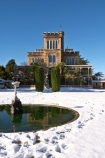 building;buildings;castle;castles;cold;Dunedin;fountain;fountains;freezing;historic;historical;history;Larnach-Castle;larnachs-castle;larnachs-castle;manor;New-Zealand;old;otago-peninslar;Otago-Peninsula;pond;ponds;season;seasonal;seasons;snow;snowy;South-Island;white;winter