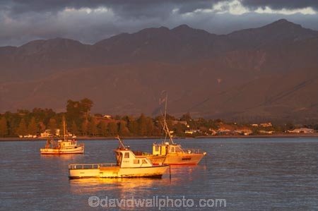 boat;boats;calm;calmness;coast;coastal;coastline;coastlines;coasts;dawn;early-light;early-morning;fishing-boat;fishing-boats;Kaikoura;Kaikoura-Coast;Marlborough;N.Z.;New-Zealand;NZ;ocean;oceans;Pacific-Ocean;S.I.;sea;Seaward-Kaikoura-Range;Seaward-Kaikoura-Ranges;shore;shoreline;shorelines;shores;SI;South-Island;still;stillness;water
