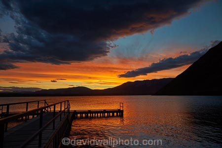 Ben-Ohau;Canterbury;cloud;clouds;dusk;evening;jetties;jetty;Lake;Lake-Ohau;Lakes;Mackenzie;Mackenzie-Country;N.Z.;New-Zealand;nightfall;NZ;Ohau;pier;piers;SI;sky;South-Canterbury;South-Island;sunset;sunsets;twilight;Water;waterside;wharf;wharfes;wharves
