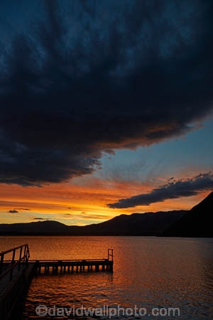 Ben-Ohau;Canterbury;cloud;clouds;dusk;evening;jetties;jetty;Lake;Lake-Ohau;Lakes;Mackenzie;Mackenzie-Country;N.Z.;New-Zealand;nightfall;NZ;Ohau;pier;piers;SI;sky;South-Canterbury;South-Island;sunset;sunsets;twilight;Water;waterside;wharf;wharfes;wharves