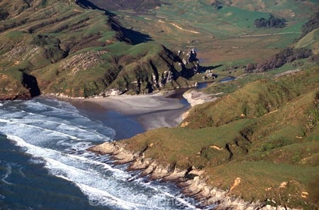 west-coast;south-Island;aerial;aerials;sea;ocean;tasman-sea;coast;coastal;coastline;shore;shoreline;shore-line;coast-line;cliff;cliffs;bluff;bluffs;rugged;bay-bays;beach;beaches;outcrop;outcrops;rock;rocky;rocks