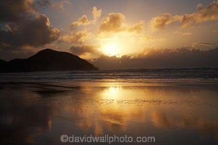 beach;beaches;calm;coast;coastal;coastline;dusk;evening;foreshore;N.Z.;Nelson-Region;New-Zealand;nightfall;North-West-Nelson-Region;NZ;Pilch-Point;placid;quiet;reflection;reflections;S.I.;sand;sandy;serene;shore;shoreline;SI;sky;smooth;South-Is.;South-Island;still;sunset;sunsets;Tasman-Sea;tranquil;twilight;water;Wharariki-Beach