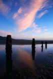 beach;beaches;break-of-day;calm;cloud;clouds;coast;coastal;coastline;Collingwood;dawn;dawning;daybreak;first-light;Golden-Bay;jetties;jetty;morning;N.Z.;Nelson-Region;New-Zealand;NZ;ocean;oceans;pier;piers;pile;piles;pink;placid;quiet;reflection;reflections;S.I.;sand;sandy;serene;shore;shoreline;SI;sky;smooth;South-Is.;South-Island;still;sunrise;sunrises;sunup;tidal;tide;tranquil;twilight;water;waterside;wharf;wharfes;wharves