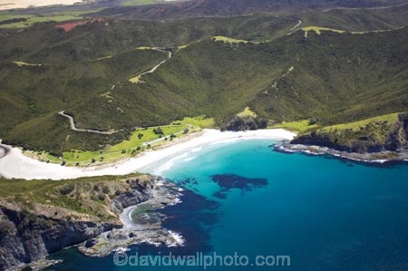 aerial;aerials;bay;bays;beach;beaches;blue;bluff;bluffs;Cape-Reinga;cliff;cliffs;coast;coastal;coastline;Far-North;is;is.;new-zealand;North-Cape;north-is.;north-island;northland;ocean;sand;sandy;scenic;sea;shore;shoreline;Tapotupotu-Bay;water;waterside;waves