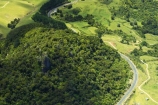aerial;aerials;bend;corner;forest;highway;highways;native-bush;new-zealand;north-is.;north-island;northland;orotere;road;roads