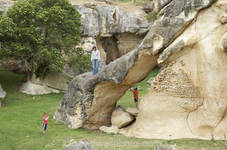 Anatini-Whale-Fossil-Site;arch;child;children;Duntroon;families;family;Limestone;N.Z.;New-Zealand;North-Otago;NZ;Otago;rock-arch;rock-formation;rock-formations;S.I.;SI;South-Is.;South-Island;The-Vanished-World-Heritge-Trail;The-Vanished-World-Trail;Waitaki-District;Waitaki-Region