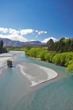 braided;clean-clear;N.Z.;New-Zealand;NZ;Otago;Queenstown;river;rivers;S.I.;Shotover-River;SI;South-Island;water