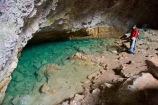 cave;caves;clear;green;holiday;holidaying;holidays;jade;N.I.;N.Z.;New-Zealand;NI;North-Island;NZ;pool;pools;Ruatapu-Cave;spring;subterranean;tourism;tourist;tourists;travel;traveling;travelling;underground;vacation;vacationing;vacations;water