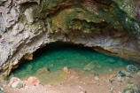 cave;caves;clear;green;holiday;holidaying;holidays;jade;N.I.;N.Z.;New-Zealand;NI;North-Island;NZ;pool;pools;Ruatapu-Cave;spring;subterranean;tourism;travel;traveling;travelling;underground;vacation;vacationing;vacations;water