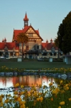 Bath-House;Bay-of-Plenty-Region;building;buildings;calm;flower;flowers;garden;gardens;Government-Gardens;heritage;historic;historic-building;historic-buildings;historical;historical-building;historical-buildings;history;N.I.;N.Z.;New-Zealand;NI;North-Is;North-Island;Nth-Is;NZ;old;placid;quiet;reflected;reflection;reflections;Rotorua;Rotorua-Museum;serene;smooth;still;tradition;traditional;tranquil;water;yellow-flower;yellow-flowers