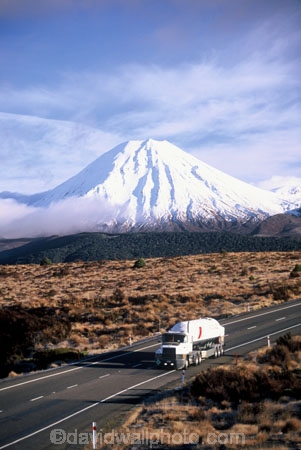 BOC;cone;highway;ice;lorry;mountain;peak;road;snow;tanker;traffic;transport;truck;volcanic;volcano