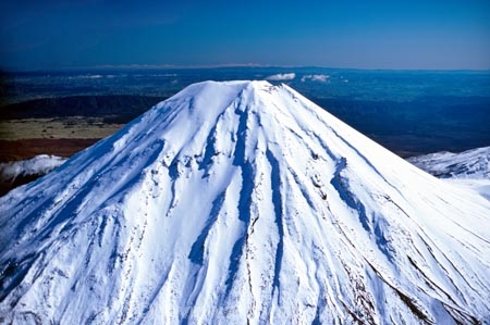 cone;ice;middle-earth;mountain;peak;snow;volcanic;volcano;volcanoes