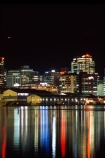 wellington;harbors;harbours;harbor;harbour;waterfront;port;nicholson;skyline;sky-scrapers;offices;office;skyscraper;skyscrapers;sky-scraper;blocks;highrise;cbd;central;business;district;water;ships;night;reflections;reflection;lights