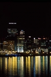 wellington;harbors;harbours;harbor;harbour;waterfront;port;nicholson;skyline;sky-scrapers;offices;office;skyscraper;skyscrapers;sky-scraper;blocks;highrise;cbd;central;business;district;water;ships;night;reflections;reflection;lights