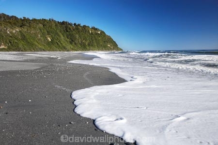 beach;beaches;coast;coastal;coastline;coastlines;coasts;foam;N.Z.;New-Zealand;NZ;ocean;oceans;Okarito;S.I.;sand;sandy;sea;seas;shore;shoreline;shorelines;shores;SI;South-Is.;South-Island;surf;Tasman-Sea;water;wave;waves;West-Coast;Westland