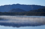 calm;fog;foggy;fogs;lake;Lake-Kaniere;lakes;mist;mists;misty;N.Z.;New-Zealand;NZ;placid;quiet;reflection;reflections;S.I.;serene;SI;smooth;South-Is.;South-Island;still;Sunny-Bight;tranquil;water;Wesl-Coast;Westland