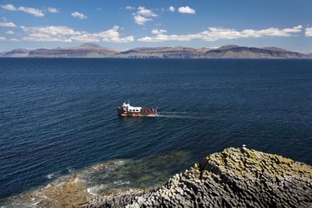 The-Herdsman;Am-Buachaille;Argyll-and-Bute;basalt-column;basalt-columns;basalt-formation;basalt-formations;basaltic-lava;boat;boats;Britain;columnar-basalt;columnar-jointed-basalt;cruise;cruises;extrusive-volcanic-rock;formations;G.B.;GB;geological;geology;Great-Britain;hexagonal-basalt-columns;hexagonally-jointed-basalt-columns;Highlands;Inner-Hebrides;Iolaire-of-Iona;Island-of-Mull;Island-of-Staffa;Isle-of-Mull;Isle-of-Staffa;lava-column;lava-columns;Mull;Mull-Island;National-Nature-Reserve;pleasure-boats;polygonal;Polygonal-basalt;rock;rock-column;rock-columns;rock-formation;rock-formations;rock-outcrop;rock-outcrops;rocks;Scotland;Scottish-Highlands;Stafa;Staffa;Staffa-Island;stone;tour-boat;tour-boats;tourism;tourist;tourist-boat;tourist-boats;U.K.;UK;United-Kingdom;volcanic-column;volcanic-columns;volcanic-formation;volcanic-formations;volcanic-rock;water;wooden-boat;wooden-boats
