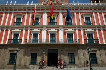 Bolivia;Bolivian;Bolivian-guard;Bolivian-guards;building;buildings;Burnt-Palace;capital;Capital-of-Bolivia;Chuqi-Yapu;cities;city;Government-Palace;guard;guards;heritage;historic;historic-building;historic-buildings;historical;historical-building;historical-buildings;history;La-Paz;Latin-America;military;Nuestra-SeÃ±ora-de-La-Paz;old;Palace-of-Government;Palacio-del-Congreso-Nacional;Palacio-Quemado;Plaza-Murillo;Presidential-Palace;Presidents-residence;red-uniform;soldier;soldiers;South-America;Sth-America;The-Americas;tradition;traditional;uniform;uniforms