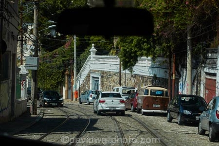 Brasil;Brazil;cobble_stoned;cobble_stoned-street;cobbled;cobbled-street;cobbles;cobblestoned;cobblestoned-road;cobblestoned-roads;cobblestoned-street;cobblestoned-streets;cobblestones;Latin-America;Rio;Rio-de-Janeiro;road;roads;Santa-Teresa;South-America;Sth-America;street;streets;tram-tacks;windscreen