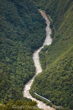 Camino-Inca;Camino-Inka;Cusco-Region;Inca-Trail;Latin-America;Machupicchu-District;passenger-train;passenger-trains;Peru;rail;rail-line;railway;railways;Republic-of-Peru;Rio-Urubamba;river;rivers;Sacred-Valley;Sacred-Valley-of-the-Incas;South-America;steep;steep-hillside;steep-hillsides;Sth-America;train;trains;Urubamba-River;Urubamba-Province