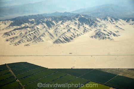 aerial;aerial-image;aerial-images;aerial-photo;aerial-photograph;aerial-photographs;aerial-photography;aerial-photos;aerial-view;aerial-views;aerials;agricultural;agriculture;arid;barren;country;countryside;crop;crops;desert;deserts;dry;farm;farming;farmland;farms;field;fields;green;horticulture;Ica;Ica-Region;Latin-America;Peru;Peruvian-Desert;plantation;plantations;Republic-of-Peru;rural;South-America;Sth-America