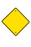 driving;highway;roads;open-road;open-roads;road-sign;road-signs;sign;signs;transportation;travel;traveling;travelling;warning-sign;warning-signs;yellow;cutout;blank