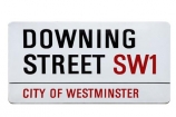 britain;Downing;St;Street;england;great-britain;london;road;sign;SW1;uk;United-Kingdom;cutout;cut;out;City-of-Westminster